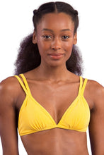 Laden Sie das Bild in den Galerie-Viewer, Gallery: Rio De Sol Haut Top Malibu-Yellow Tri-Duo
