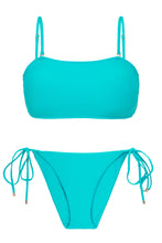 Laden Sie das Bild in den Galerie-Viewer, Product Front: Rio De Sol Ensemble Set Jade Bandeau-Reto Ibiza-Comfy
