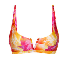 Laden Sie das Bild in den Galerie-Viewer, Product Front: Rio De Sol Haut Top Tiedye-Red Bra-V
