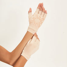 Laden Sie das Bild in den Galerie-Viewer, Image 05: Uv Line Gants Short Gloves Uni Chocolate Upf50+
