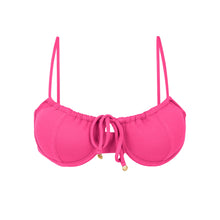 Laden Sie das Bild in den Galerie-Viewer, Product Front: Rio De Sol Haut Top Mtx-Ultrapink Balconet-Tie

