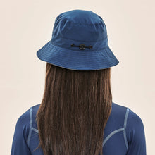 Laden Sie das Bild in den Galerie-Viewer, Model Back: Uv Line Bob Basic Kids Maringo Azul Ceu Upf50+

