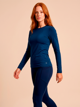 Laden Sie das Bild in den Galerie-Viewer, Image 03: Uv Line T-Shirt Longsleeve Uvpro Fem Cobalt Upf50+
