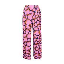 Laden Sie das Bild in den Galerie-Viewer, Product Front: Rio De Sol Pantalon De Plage Amore-Pink Wide Pants
