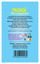 Laden Sie das Bild in den Galerie-Viewer, Product Back: Tevi Insect Repellent Monoi Anti Moustique/ Citronnelle 120Ml

