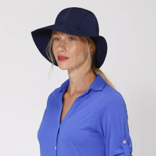 Laden Sie das Bild in den Galerie-Viewer, Image 03: Uv Line Chapeau Souple/Capeline San Remo Marinho Offwhite Upf50+
