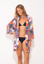 Laden Sie das Bild in den Galerie-Viewer, Image 06: Rio De Sol Robe De Plage Garden-Flower Kimono
