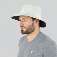 Laden Sie das Bild in den Galerie-Viewer, Model Front: Uv Line Bob Hat Australia Nac Masc Sand/Grey Upf50+
