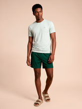 Laden Sie das Bild in den Galerie-Viewer, Model Front: Uv Line T-Shirt Pour Homme T-Shirt Uvpro Masc Light Green Upf50+
