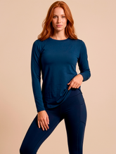 Laden Sie das Bild in den Galerie-Viewer, Gallery: Uv Line T-Shirt Longsleeve Uvpro Fem Cobalt Upf50+
