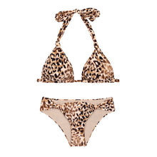 Laden Sie das Bild in den Galerie-Viewer, Product Front: Rio De Sol Ensemble Set Leopard Mel
