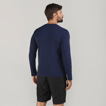 Laden Sie das Bild in den Galerie-Viewer, Model Back: Uv Line Fitness Haut Sport Fit Mas Ml Marinho Upf50+
