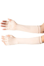 Laden Sie das Bild in den Galerie-Viewer, Model Front: Uv Line Gants Long Gloves Uni Beige Upf50+
