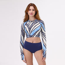 Laden Sie das Bild in den Galerie-Viewer, Model Front: Uv Line Ensemble Bikini Ondas Upf50+

