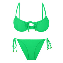 Laden Sie das Bild in den Galerie-Viewer, Product Front: Rio De Sol Ensemble Set Dots-Energy Balconet-Tie Ibiza-Comfy
