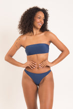 Laden Sie das Bild in den Galerie-Viewer, Image 06: Rio De Sol Ensemble Set Navy Bandeau-Reto Nice-Fio
