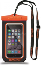 Laden Sie das Bild in den Galerie-Viewer, Model Front: Seawag Sac De Plage Seawag Black &amp; Orange Waterproof Case 5.7
