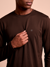 Laden Sie das Bild in den Galerie-Viewer, Image 05: Uv Line T-Shirt Longsleeve New Fit Textura Masc Brown Upf50+
