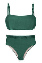 Laden Sie das Bild in den Galerie-Viewer, Product Front: Rio De Sol Ensemble Set Palace Bandeau-Reto Hotpants

