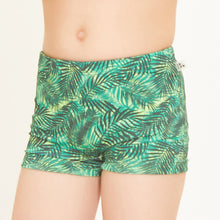 Laden Sie das Bild in den Galerie-Viewer, Image 04: Uv Line Maillot De Bain Garçon Swim Trunks Kids Leaves Upf50+
