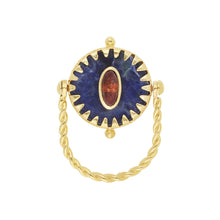 Laden Sie das Bild in den Galerie-Viewer, Model Front: Hipanema Bague Miamor Blue Hipanema
