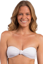 Laden Sie das Bild in den Galerie-Viewer, Gallery: Rio De Sol Haut Top Bora-White Bandeau-Joy
