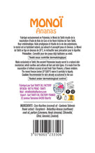 Laden Sie das Bild in den Galerie-Viewer, Product Back: Tevi Monoi Oils Monoi Gourmand Ananas 120Ml

