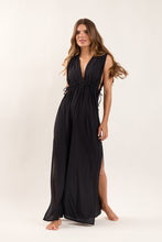 Laden Sie das Bild in den Galerie-Viewer, Image 02: Rio De Sol Vêtement De Plage Black Long Dress Soleil
