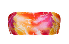 Laden Sie das Bild in den Galerie-Viewer, Product Front: Rio De Sol Haut Top Tiedye-Red Bandeau-Reto
