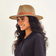 Laden Sie das Bild in den Galerie-Viewer, Image 02: Uv Line Chapeau Fedora Hat Giovana Imp Fem Mescla Upf50+
