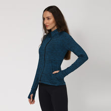 Laden Sie das Bild in den Galerie-Viewer, Image 02: Uv Line Fitness Haut Casaco Newfit Petroleo Upf50+
