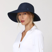 Laden Sie das Bild in den Galerie-Viewer, Image 02: Uv Line Chapeau Souple/Capeline Hat Lyon Nac L Fem Navy Blue Upf50+
