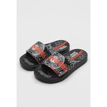Laden Sie das Bild in den Galerie-Viewer, Image 07: Ipanema Tongs Ipanema Avengers Slide Preto Cinza Laranja
