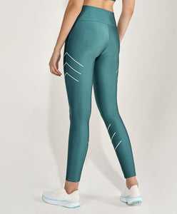 Leggings Atlanta Fitas Reflectivas Verde Strong