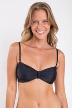 Laden Sie das Bild in den Galerie-Viewer, Gallery: Rio De Sol Haut Top Touch-Black Bandeau-Crispy

