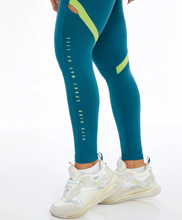 Laden Sie das Bild in den Galerie-Viewer, Image 02: Alto Giro Fitness Bas Legging Bodytex Vazado Lateral Sport Way Verde Running
