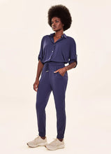 Laden Sie das Bild in den Galerie-Viewer, Image 02: Uv Line Pantalon De Plage Pants Fem Basic Navy Blue Upf50+
