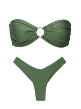 Laden Sie das Bild in den Galerie-Viewer, Product Front: Rio De Sol Ensemble Set Shimmer-Croco Mavi Nara
