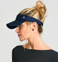 Laden Sie das Bild in den Galerie-Viewer, Image 07: Uv Line Visière Visor Athletic Dry Fem Navy Blue Upf50+
