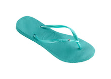 Laden Sie das Bild in den Galerie-Viewer, Product Front: Havaianas Tongs Havaianas Slim Crystal Sw Lake Green
