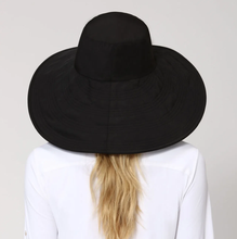 Laden Sie das Bild in den Galerie-Viewer, Model Back: Uv Line Chapeau Souple/Capeline Beverly Hills Preto Upf50+
