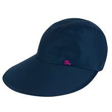 Laden Sie das Bild in den Galerie-Viewer, Product Front: Uv Line Casquette Visor Capri Colors Nac Fem Navy Blue Rose Upf50+

