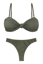 Laden Sie das Bild in den Galerie-Viewer, Product Front: Rio De Sol Ensemble Set Croco Bandeau-Joy Nice-Fio
