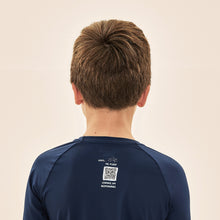 Laden Sie das Bild in den Galerie-Viewer, Image 04: Uv Line T-Shirt Acqua Qr Code Marinho Upf50+
