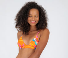 Laden Sie das Bild in den Galerie-Viewer, Gallery: Rio De Sol Haut Top Orange-Bloom Tri-Cos
