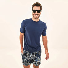 Laden Sie das Bild in den Galerie-Viewer, Image 05: Uv Line Short De Bain Short Acqua Coqueiros Marinho Upf50+

