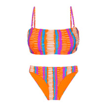 Laden Sie das Bild in den Galerie-Viewer, Product Front: Rio De Sol Ensemble Set Stripes Bandeau-Reto Essential-Comfy
