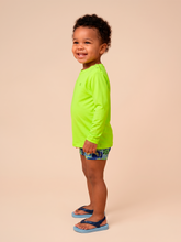 Laden Sie das Bild in den Galerie-Viewer, Image 02: Uv Line T-Shirt Longsleeve Baby Yellow Fluor Upf50+
