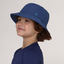 Laden Sie das Bild in den Galerie-Viewer, Image 02: Uv Line Bob Hat Basic Kids Inf Navy Blue Upf50+
