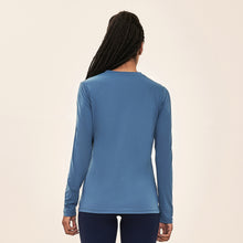 Laden Sie das Bild in den Galerie-Viewer, Model Back: Uv Line T-Shirt Longsleeve Sport Fit Aco Upf50+

